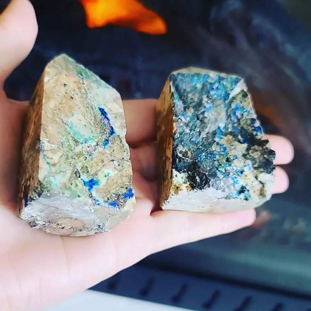 Azurite Crystal points - Picture 5 of 5